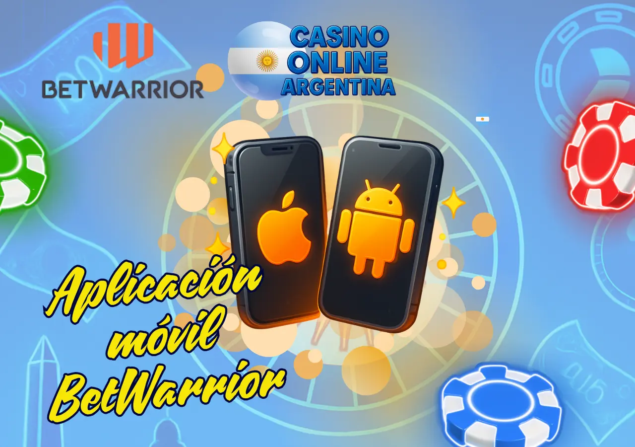 Aplicación BetWarrior disponible para iOS y Android